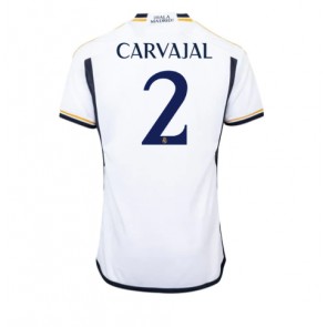 Real Madrid Daniel Carvajal #2 Domaci Dres 2023-24 Kratak Rukavima